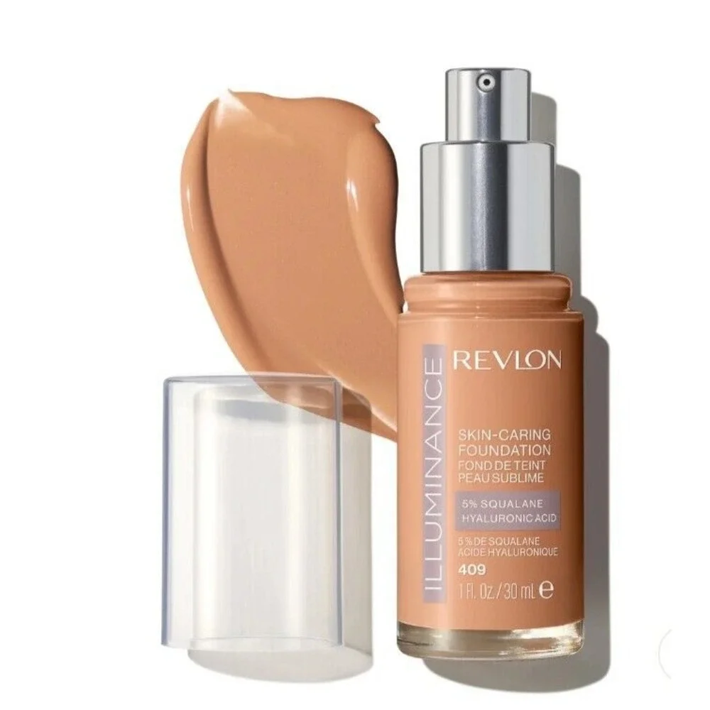 Revlon Illuminance Skin Caring Liquid‎ Foundation Shade 409 Brulee 1 Fl Oz